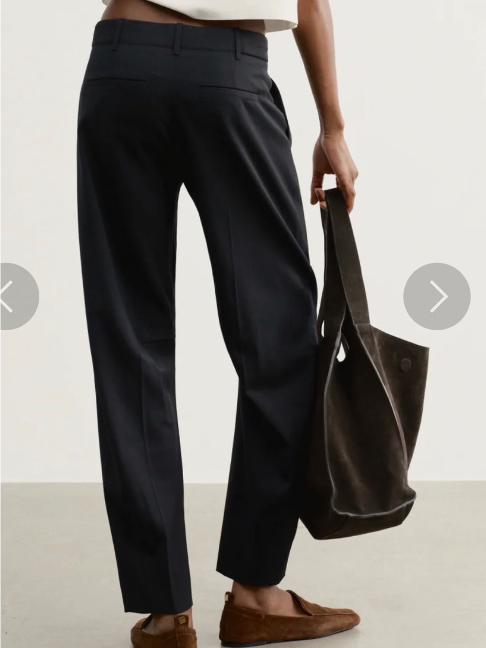 EUC AYR The Bam Wool Pleated Dress pants Black Size 2 - Picture 12 of 13